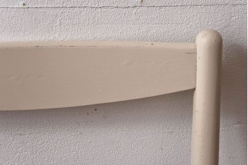ヴィンテージ家具　北欧ビンテージ　ペイント　シャビーシックなクッションチェア(ダイニングチェア、椅子)(3)