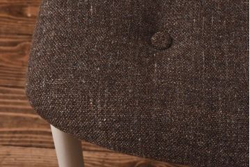 ヴィンテージ家具　北欧ビンテージ　ペイント　シャビーシックなクッションチェア(ダイニングチェア、椅子)(3)