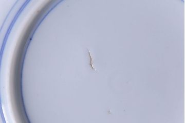 和製アンティーク　大正昭和初期　馬の図　印判皿(6寸皿、中皿)3枚セット