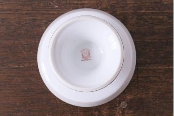 オールドノリタケ(Noritake、則武)　パール加工が施されたコンポート(脚付き盛り付け皿、果物皿、洋食器)