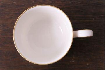 中古　ノリタケ(Noritake)　リントン(LINTON)シリーズ　カップ&ソーサー4客セット(洋食器)