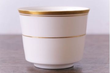 中古　ノリタケ(Noritake)　リントン(LINTON)シリーズ　カップ&ソーサー4客セット(洋食器)