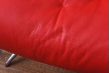中古　EKORNES(エコーネス)　ストレスレスメトロハイバックチェア・オットマン　トマト(定価合わせて約32万円)(1)