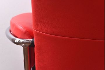 中古　EKORNES(エコーネス)　ストレスレスメトロハイバックチェア・オットマン　トマト(定価合わせて約32万円)(1)