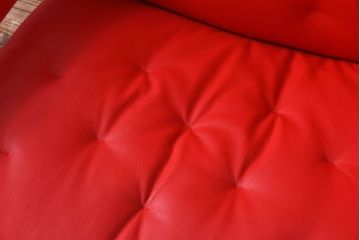 中古　EKORNES(エコーネス)　ストレスレスメトロハイバックチェア・オットマン　トマト(定価合わせて約32万円)(3)