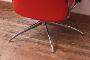 中古　EKORNES(エコーネス)　トマト オットマン付き　ストレスレスメトロハイバックチェア(定価合わせて約32万円)