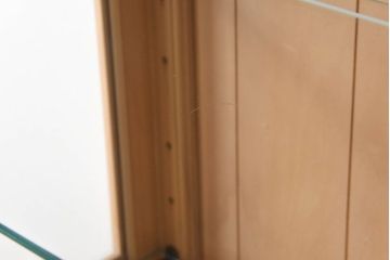 中古　ETHAN ALLEN(イーセンアーレン)　大型チャイナキャビネット(カップボード、食器棚、飾り棚)