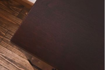 アンティーク家具　和製アンティーク　前面ケヤキ材　銅金具が印象的なからくり付き大川箪笥サイドボード(時代箪笥・キャビネット)