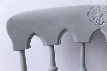 アンティーク家具 イギリスアンティーク シャビーシックな淡いカラーがお洒落なペイントチェア(椅子、ヴィクトリアンチェア)(2)