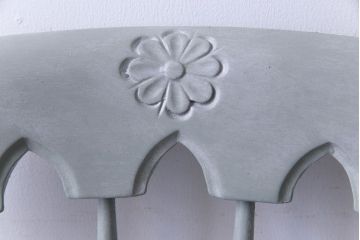 アンティーク家具 イギリスアンティーク シャビーシックな淡いカラーがお洒落なペイントチェア(椅子、ヴィクトリアンチェア)(2)