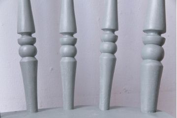 アンティーク家具 イギリスアンティーク シャビーシックな淡いカラーがお洒落なペイントチェア(椅子、ヴィクトリアンチェア)(2)