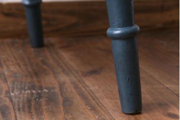 アンティーク家具　イギリスアンティーク　シャビーシックなくすんだカラーがお洒落なペイントチェア(椅子、ヴィクトリアンチェア)