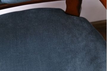 ビンテージ家具　ヨーロッパヴィンテージ　クラシカルなデザインが目を惹くロココ調アームチェア(サロンチェア、椅子)(1)