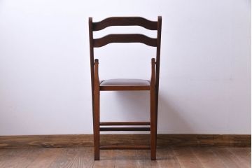 アンティーク家具　アンティーク　シンプルなフォールディングチェア(折り畳みチェア・椅子)