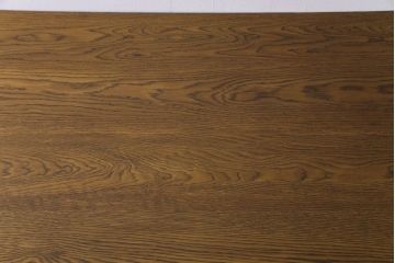 昭和レトロ　ホワイトオーク無垢材　素朴な佇まいが魅力のリメイク作業テーブル(ダイニングテーブル、作業台)
