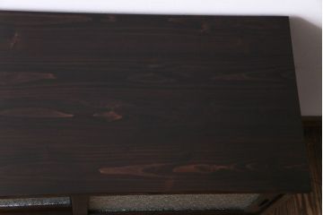 レトロ家具　和製アンティーク　ダイヤガラス入り　レトロな空間にも馴染むリメイク箪笥ローボード(ローチェスト、収納棚)