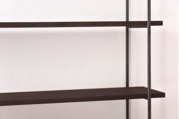 【H様ご成約済】ラフジュ工房オリジナル ディスプレイに活躍する薄型アイアンラック【大】(陳列棚、飾り棚)(3)