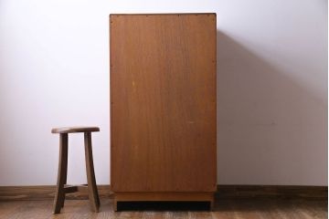 ヴィンテージ家具　北欧ビンテージ　G-PLAN(ジープラン)　木の温もりを感じる縦型のサイドチェスト(引き出し)