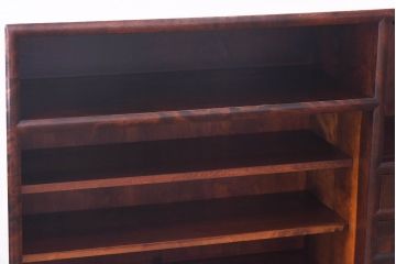 中古　松本民芸家具　モダンな雰囲気の90型茶タンス(サイドボード、戸棚)(定価約35万6千円)