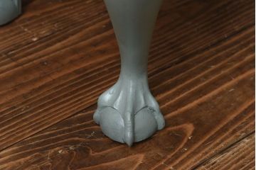 アンティーク家具　イギリスアンティーク　リペイント　上品なデザインが魅力のキャビネット(ブックケース、収納棚)