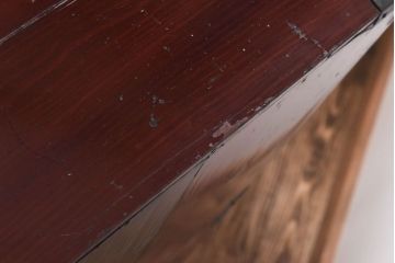 アンティーク家具　和製アンティーク　桐材製　柔らかな雰囲気が魅力的な一本物の松本衣装箪笥(引き出し、チェスト、桐箪笥、桐たんす)