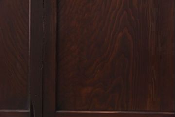 和製アンティーク　杉材　武骨な雰囲気の漂う格子帯戸(板戸、格子戸、引き戸、建具)4枚組