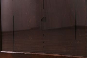 ラフジュ工房オリジナル　小粋な和の風情を感じる透かし彫りのガラス入り板戸(仕切り戸、引き戸、建具)4枚組