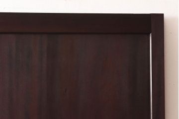 【商談品】和製アンティーク　特注品　楠材でできた珍しい帯戸(板戸、引き戸、建具)3枚セット