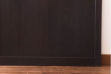 【商談品】和製アンティーク　特注品　楠材でできた珍しい帯戸(板戸、引き戸、建具)3枚セット