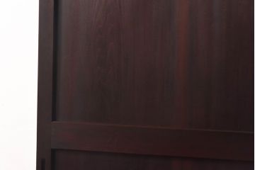 【商談品】和製アンティーク　特注品　楠材でできた珍しい帯戸(板戸、引き戸、建具)3枚セット