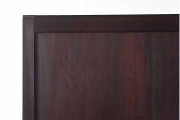 【商談品】和製アンティーク　特注品　楠材でできた珍しい帯戸(板戸、引き戸、建具)3枚セット