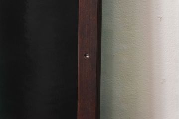 ラフジュ工房オリジナル　緑の色ガラスがレトロな雰囲気を漂わせる引き戸(ガラス戸、建具)2枚セット