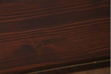 ラフジュ工房オリジナル　ペイント　モールガラス入り　レトロな雰囲気漂うローボード(収納棚、リビングボード)