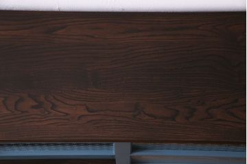 ラフジュ工房オリジナル　組子モチーフガラス　レトロな雰囲気漂うリメイクローボード(収納棚、リビングボード)