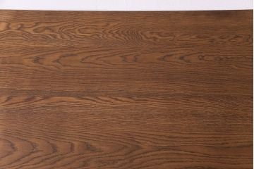 昭和レトロ　ホワイトオーク材　学校の作業台をリメイクしたダイニングテーブル(机、作業台)(1)