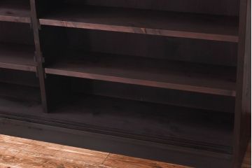 ラフジュ工房オリジナル　古い建具を利用したリメイク戸棚(収納棚、サイドボード)(2)