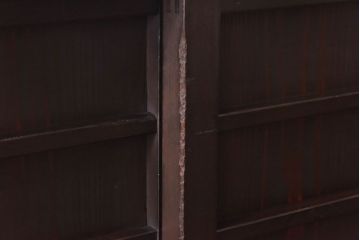 ラフジュ工房オリジナル　古い建具を利用したリメイク戸棚(収納棚、サイドボード)(2)