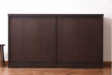 ラフジュ工房オリジナル　古い建具を利用したリメイク戸棚(収納棚、サイドボード)(2)