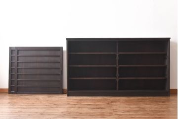 ラフジュ工房オリジナル　古い建具を利用したリメイク戸棚(収納棚、サイドボード)(1)