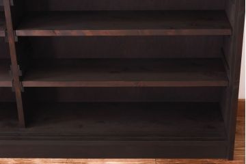 ラフジュ工房オリジナル　古い建具を利用したリメイク戸棚(収納棚、サイドボード)(1)