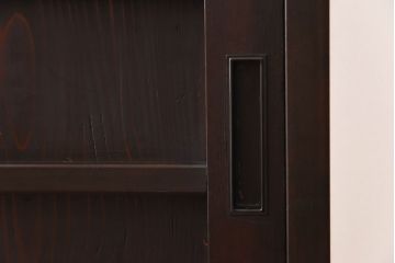 ラフジュ工房オリジナル　古い建具を利用したリメイク戸棚(収納棚、サイドボード)(1)
