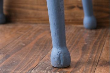 アンティーク雑貨　イギリスアンティーク　フレンチシャビーにぴったりなペイントスツール(花台)