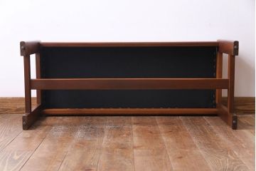 ヴィンテージ家具　北欧ビンテージ　チーク材　メンズライクにもぴったりなベンチ(長イス)