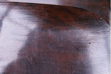 中古美品　松本民芸家具　クラシカルな安川式スピンドルチェア(ダイニングチェア、椅子)(定価約9万7千円)(2)