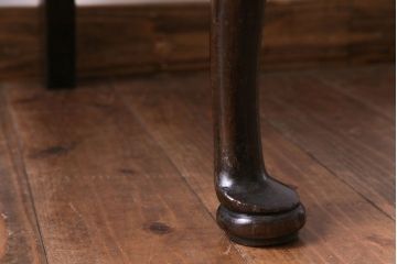 アンティーク家具　イギリスアンティーク　ウォールナット材　上品で優雅なフォルムが魅力的なチェア(椅子、ダイニングチェア、ワークチェア)