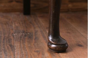 アンティーク家具　イギリスアンティーク　ウォールナット材　上品で優雅なフォルムが魅力的なチェア(椅子、ダイニングチェア、ワークチェア)(2)