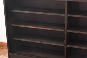 ラフジュ工房オリジナル　古い建具を利用したリメイク戸棚(収納棚、サイドボード)(3)