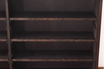 ラフジュ工房オリジナル　古い建具を利用したリメイク戸棚(収納棚、サイドボード)(3)