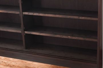 ラフジュ工房オリジナル　古い建具を利用したリメイク戸棚(収納棚、サイドボード)(3)