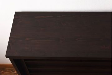 ラフジュ工房オリジナル　古い建具を利用したリメイク戸棚(収納棚、サイドボード)(3)